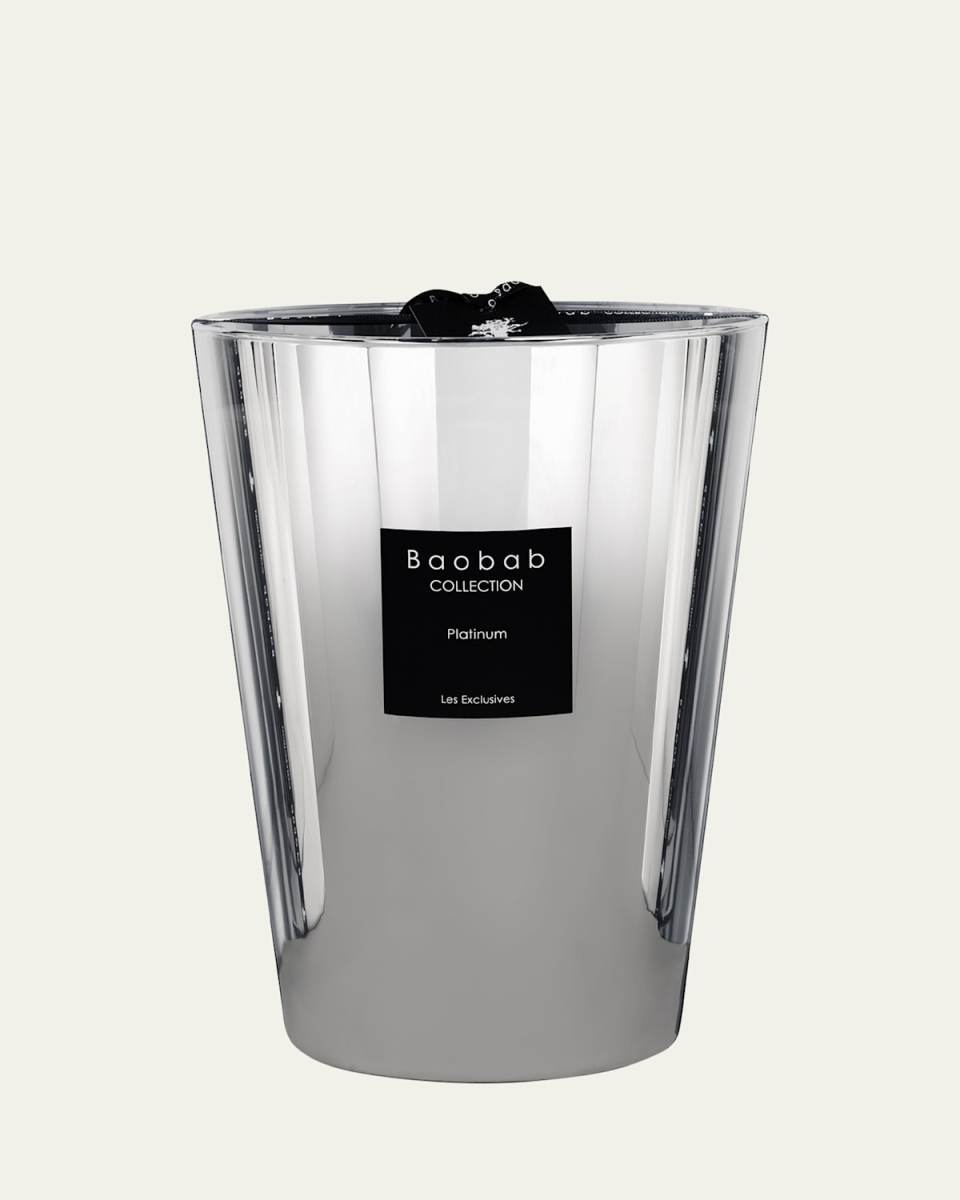 Les Exclusives Platinum Scented Candle, 9.4"